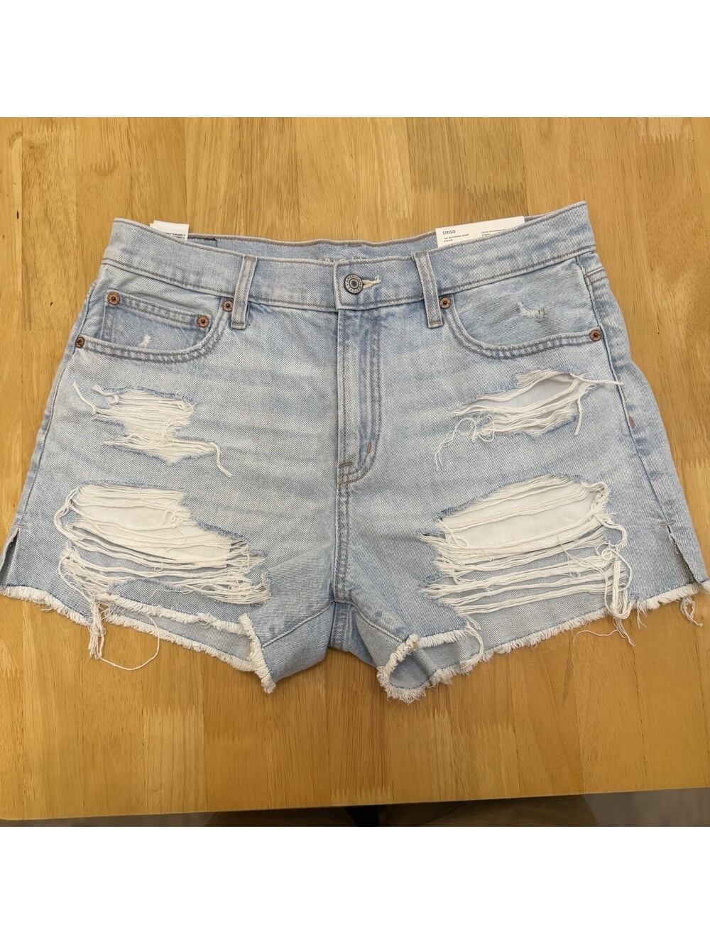 American Eagle Strigid 90s preppy Boyfriend Denim Shorts Women’s Sz 10 30W B